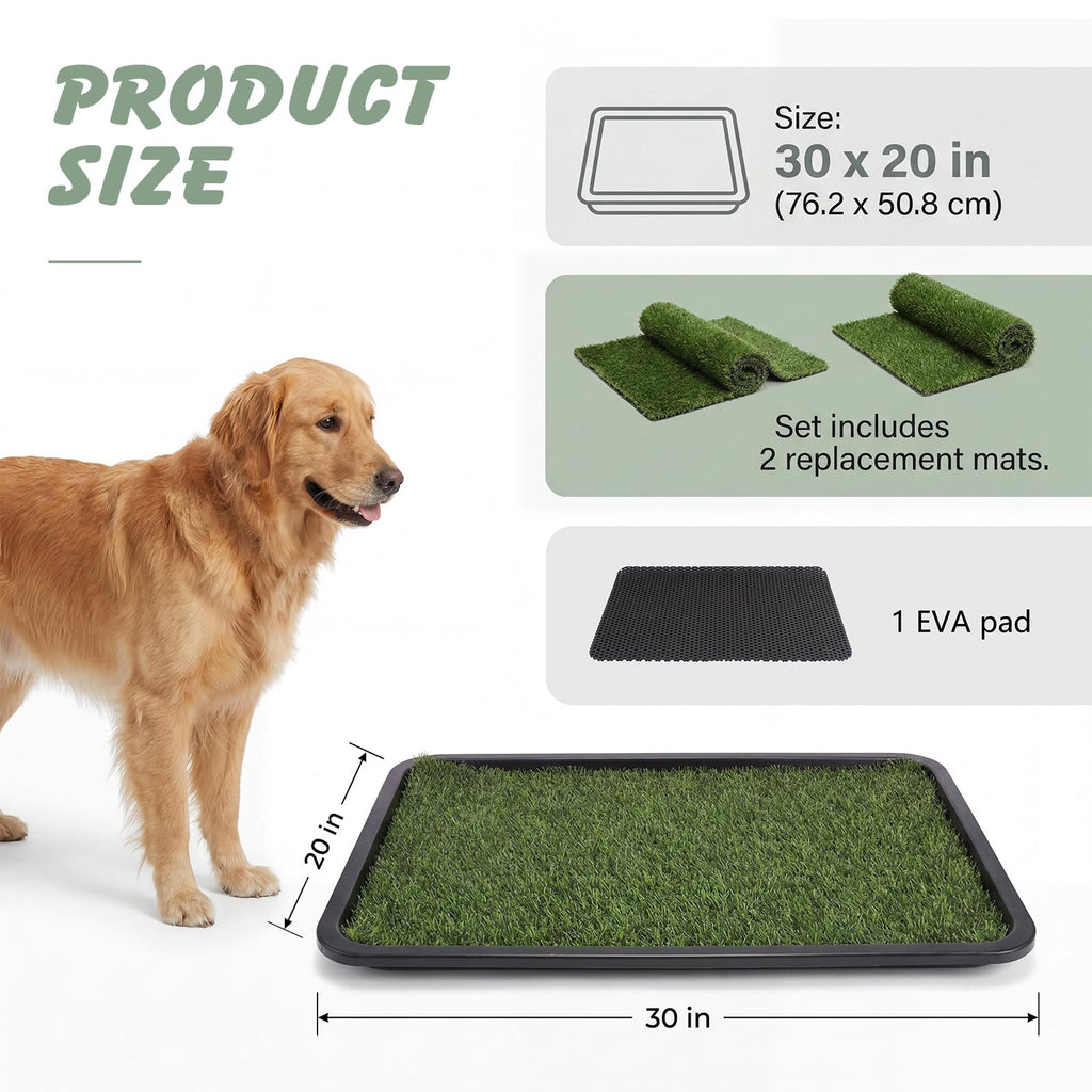 Dog Grass Pad with Tray 30 x 20 in Z417235
