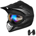 Youth Kids Full Face Motocross Helmet Matte Black J212150