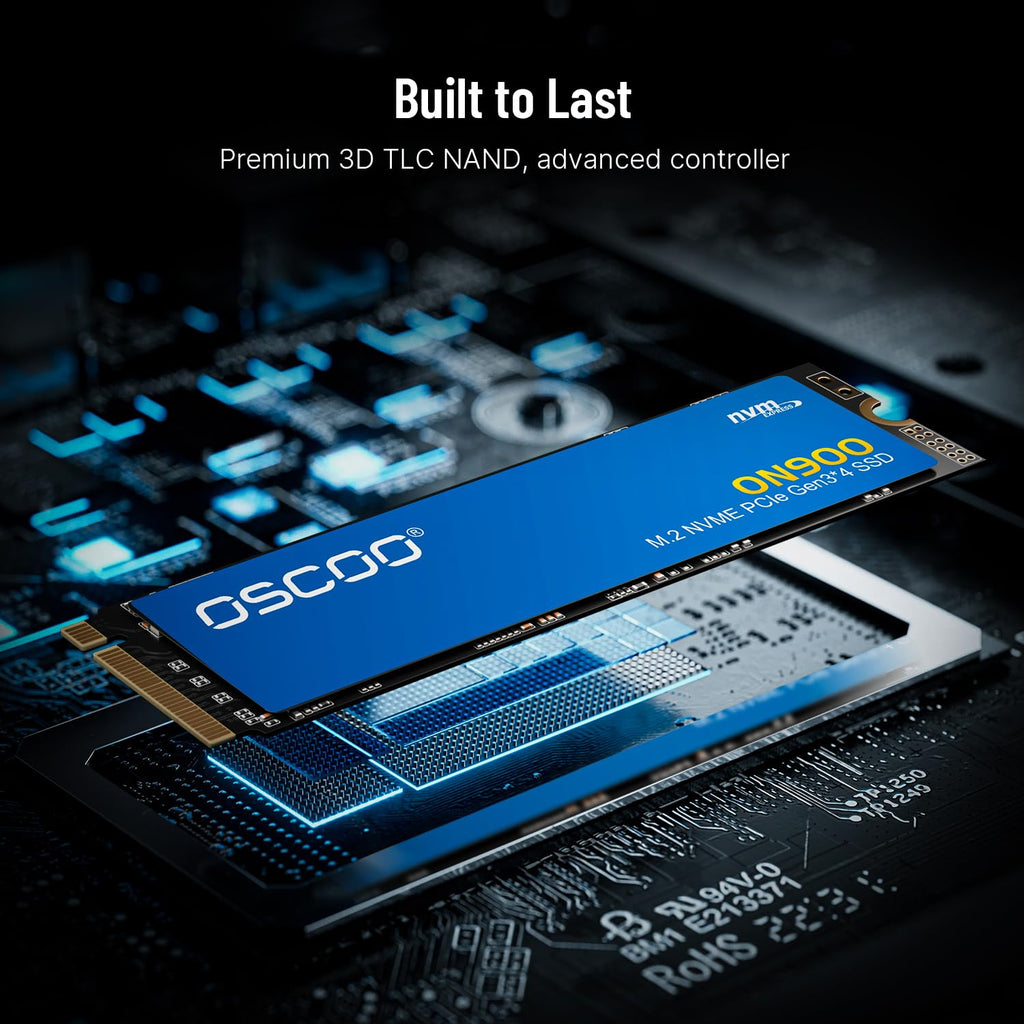 1TB PCIe Gen3.0x4 NVMe M.2 2280 SSD S61823