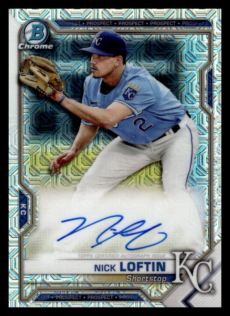 Autographed Refractor Baseball Trading Card G694