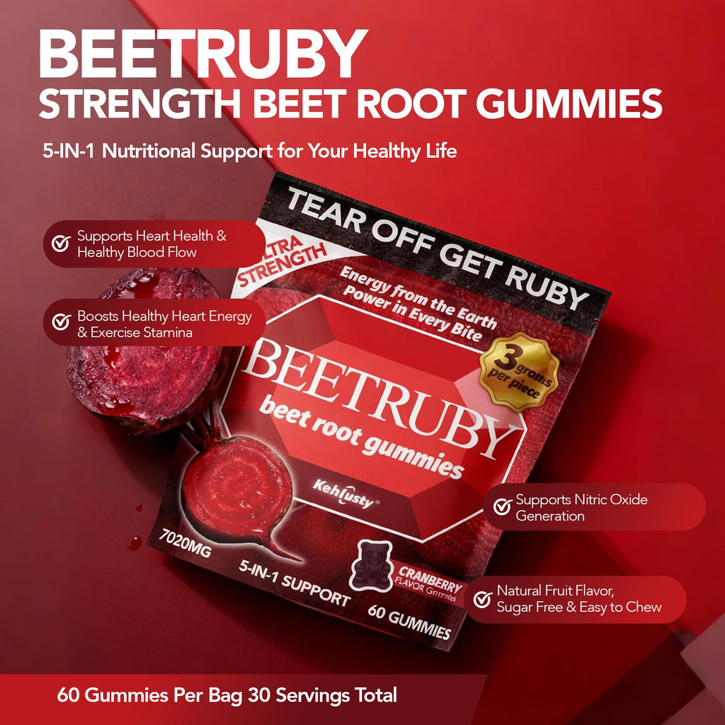 Nitric Oxide Beet Root Gummies, 60 ct W518