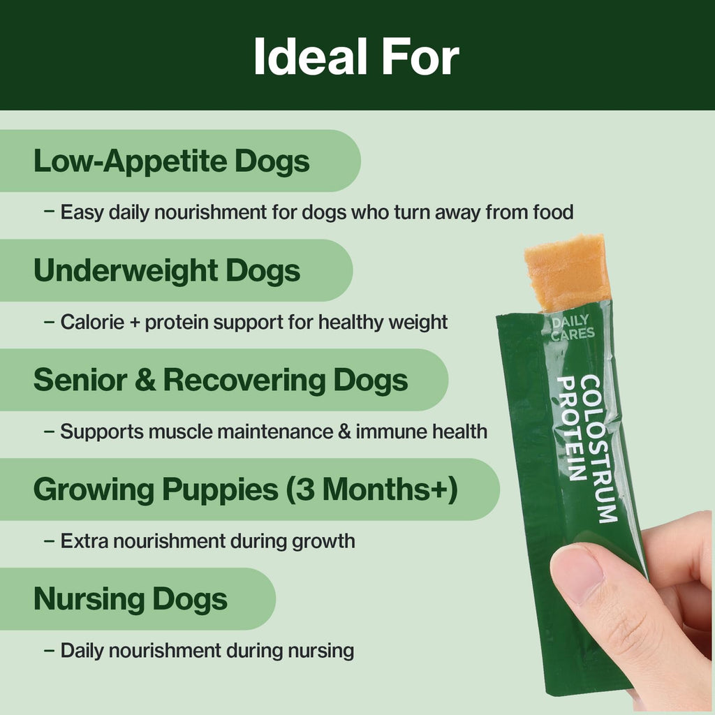 Colostrum Whey Protein Dog Supplement 30 Tubes U439353