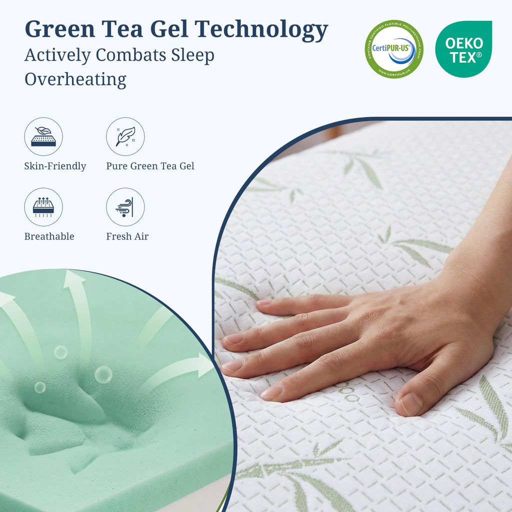 5 Inch Gel Infused Memory Foam Mattress B976