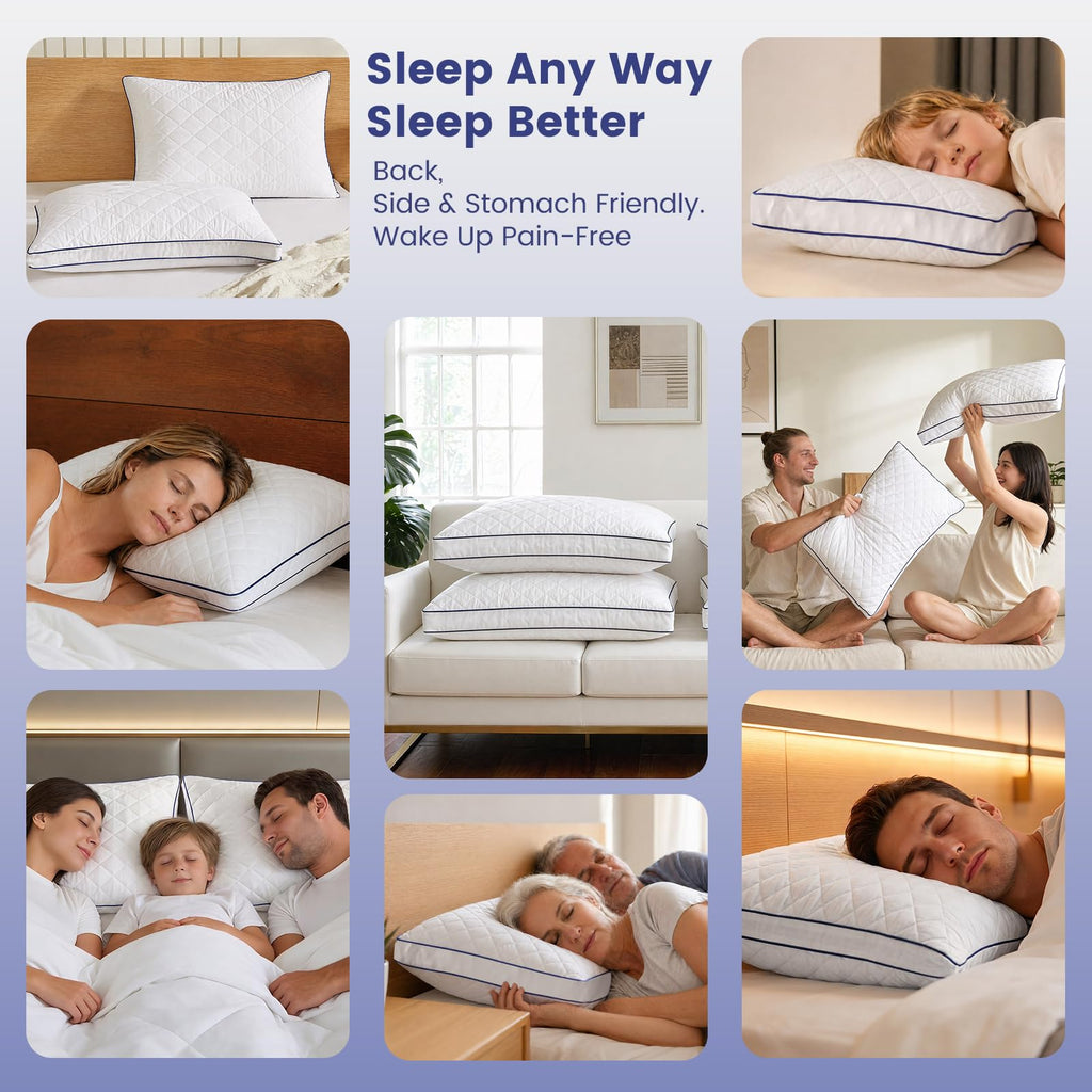 Shredded Memory Foam Pillows King Size Set of 2 T173249