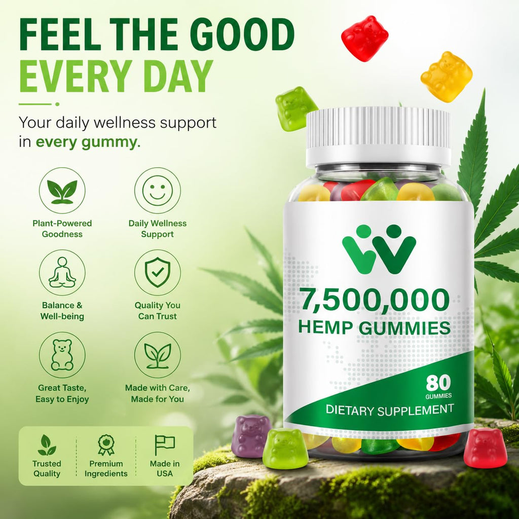 Organic Hemp Gummies 240 Count L6098