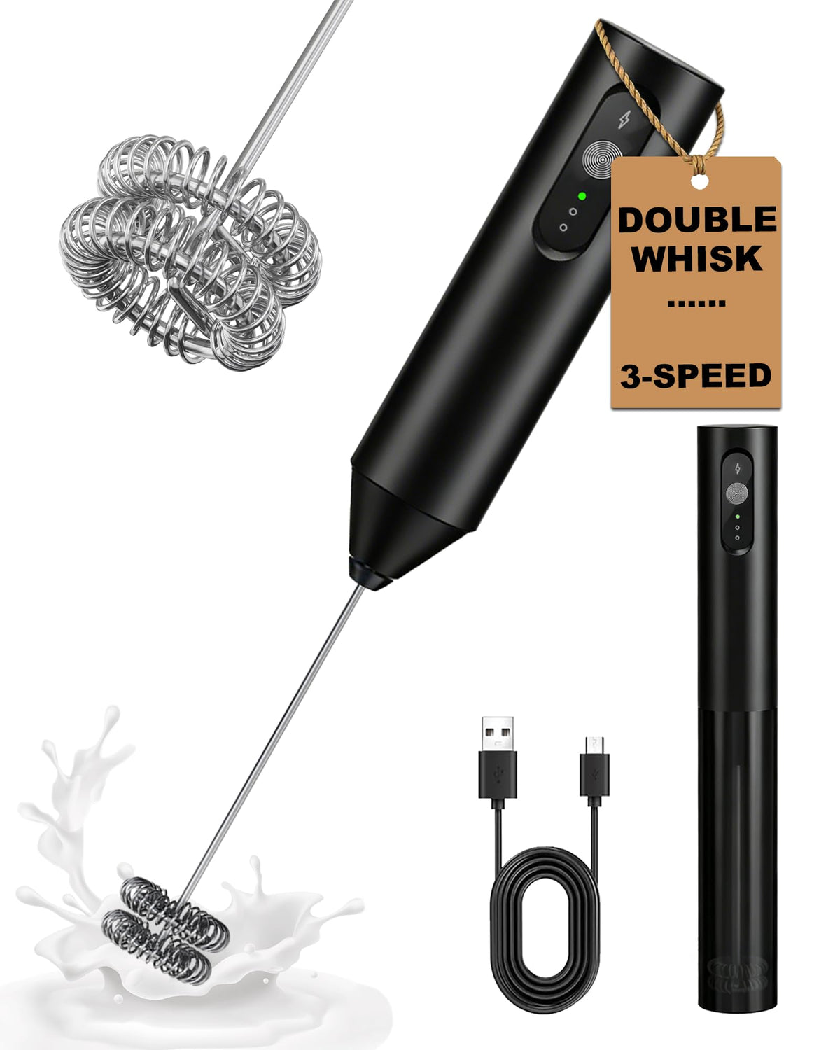Rechargeable Handheld Milk Frother V700