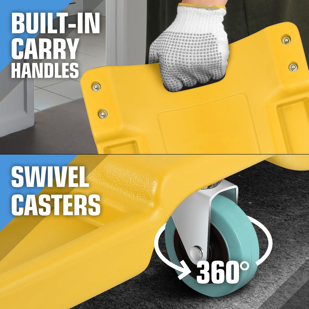 40 Inch Rolling Garage Creeper with Padded Headrest Y26657
