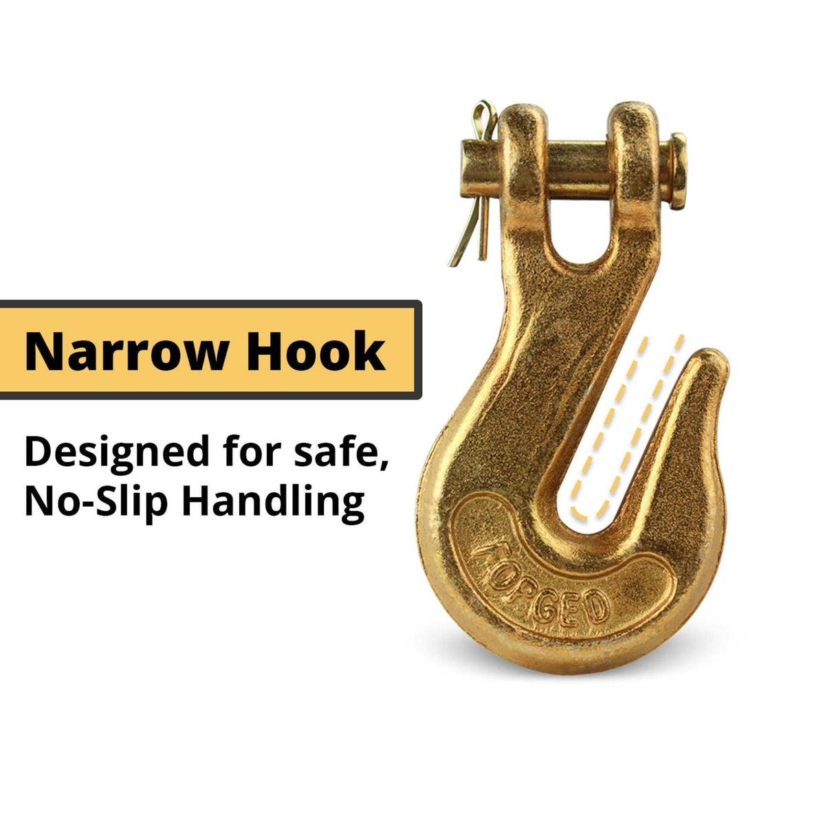 3/8 Clevis Hook G70 4 Pack J848434