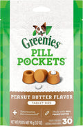 Peanut Butter Tablet Size Dog Treats 30 Count Pack of 6 G387