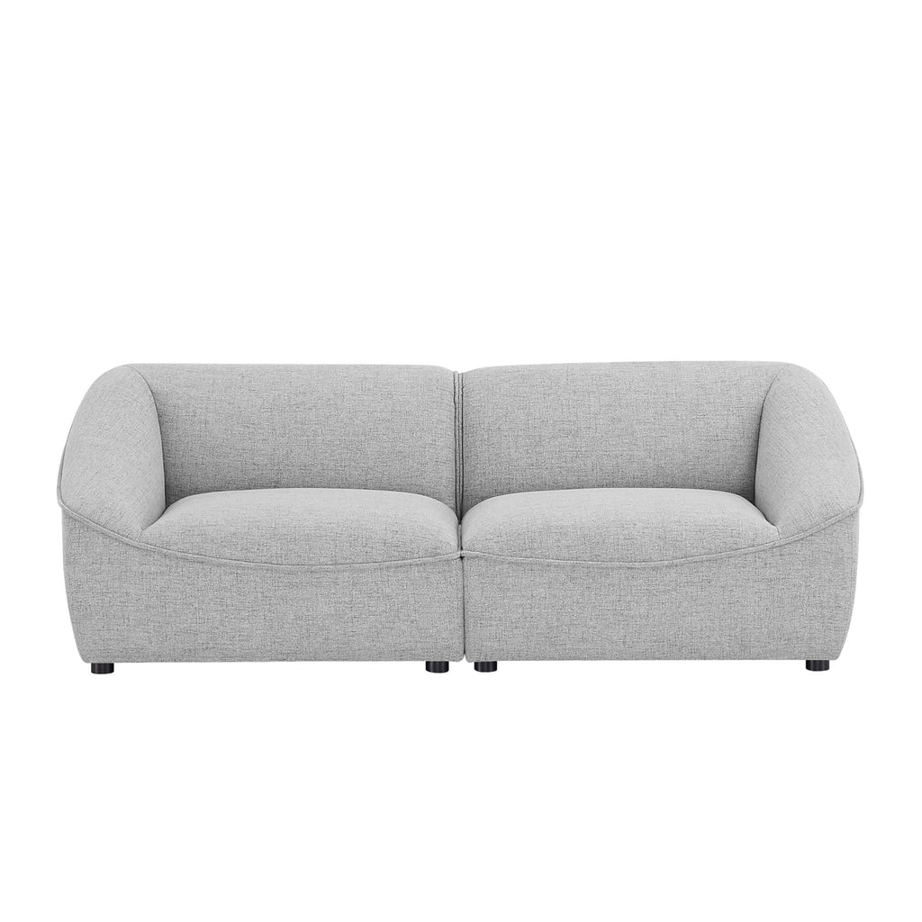 75 Inch Light Upholstered Loveseat C487