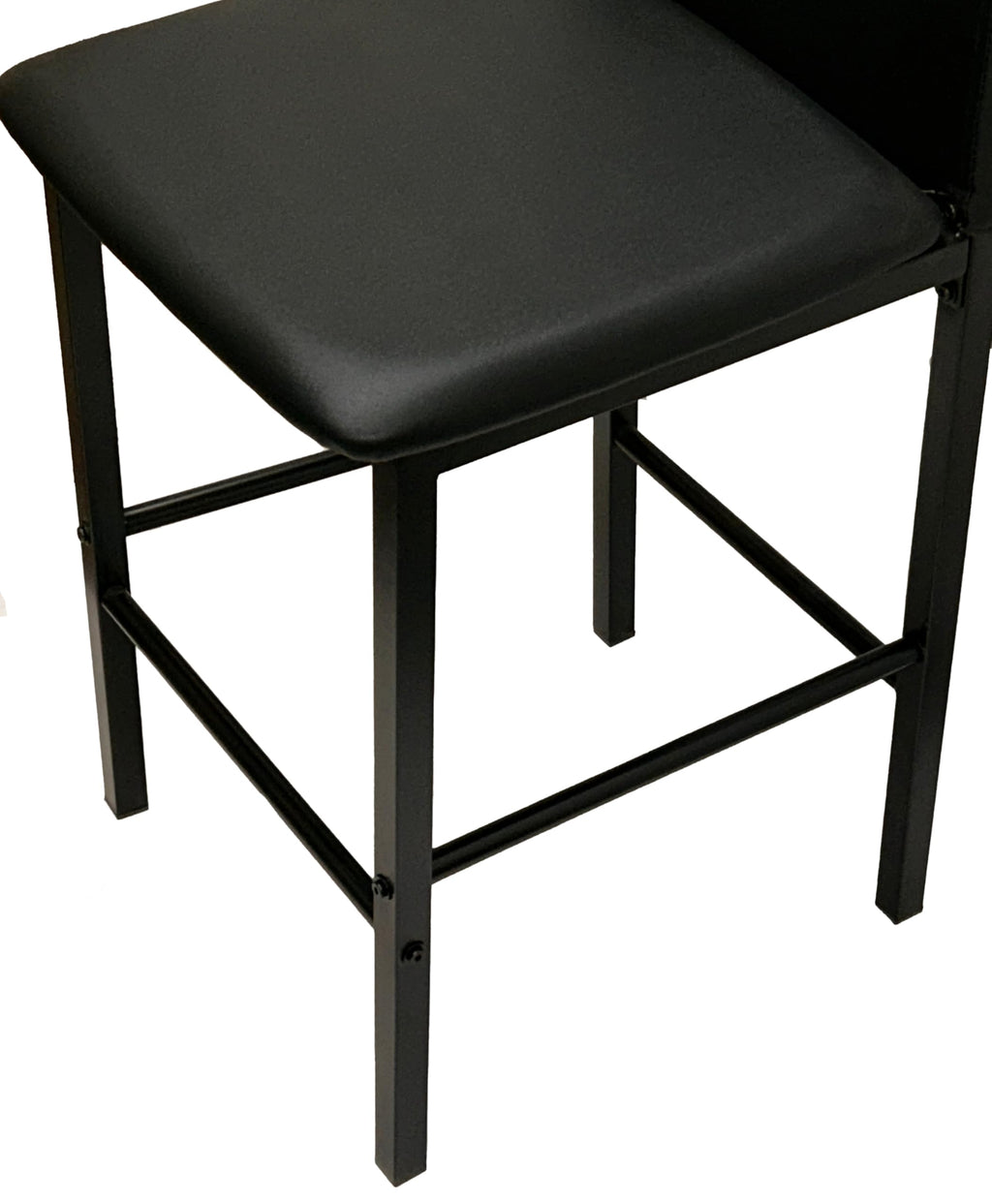 Black Faux Leather Barstools Set of 6 V184814