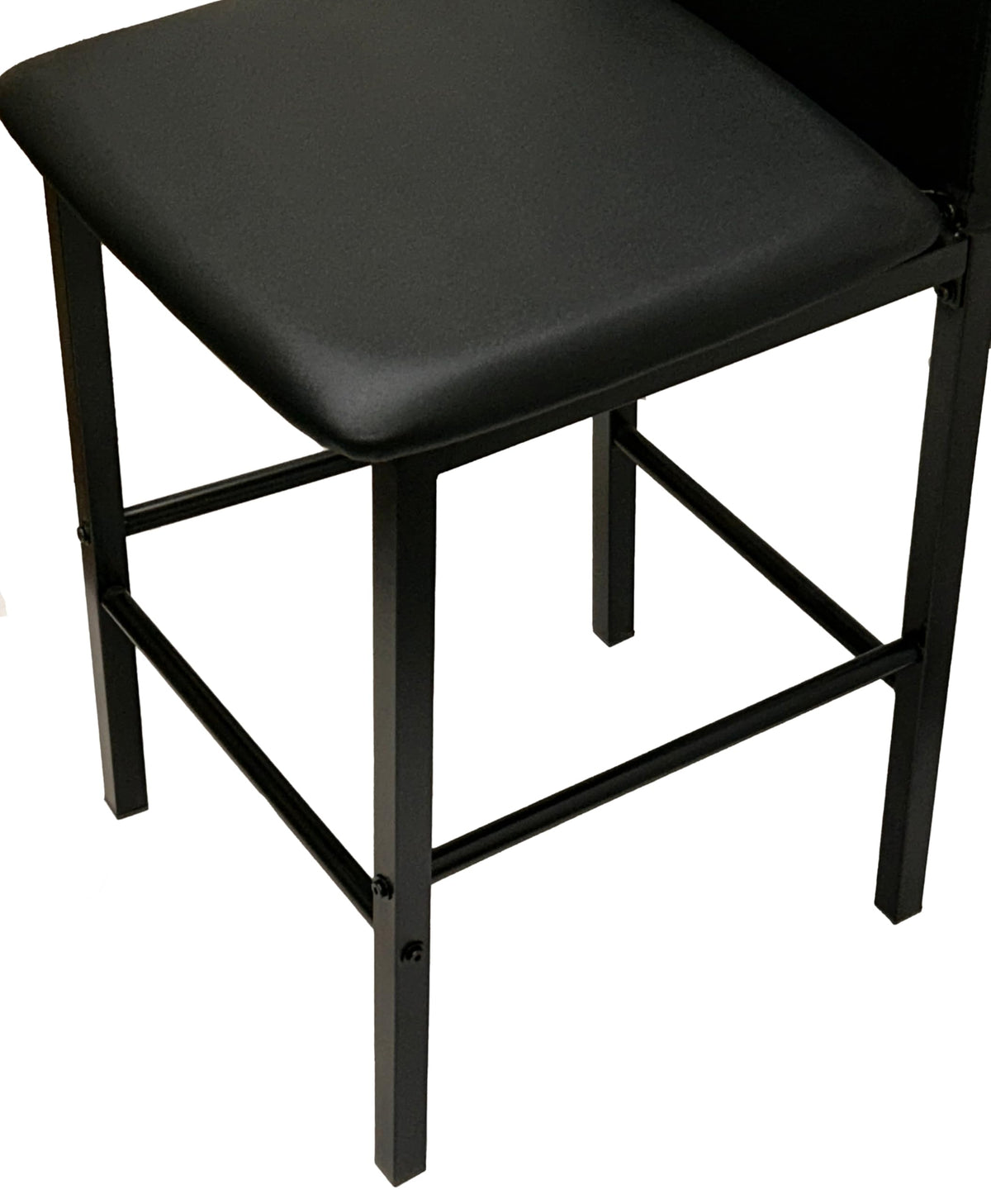 Black Faux Leather Barstools Set of 6 V184814