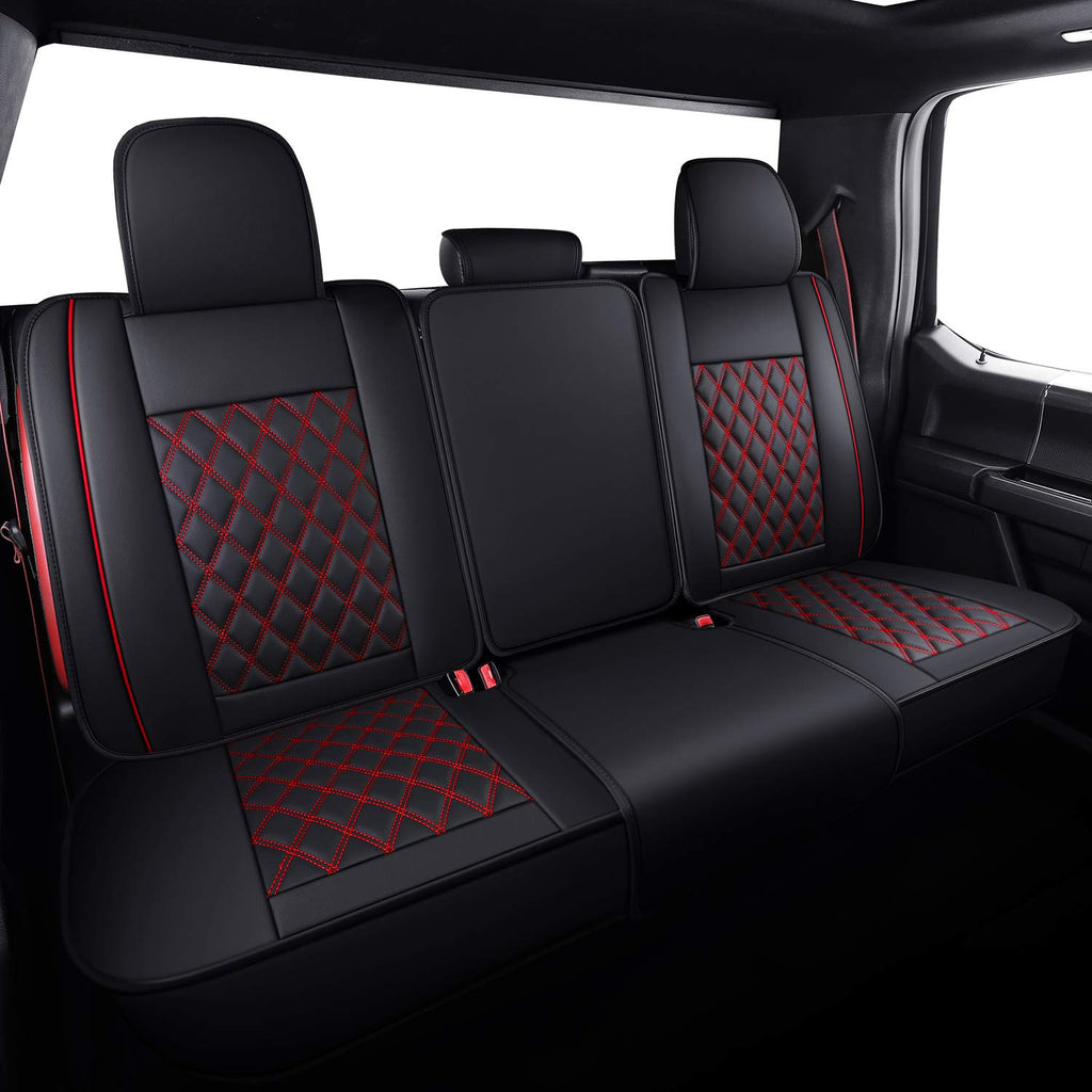 Car Seat Covers Black-Red U57562