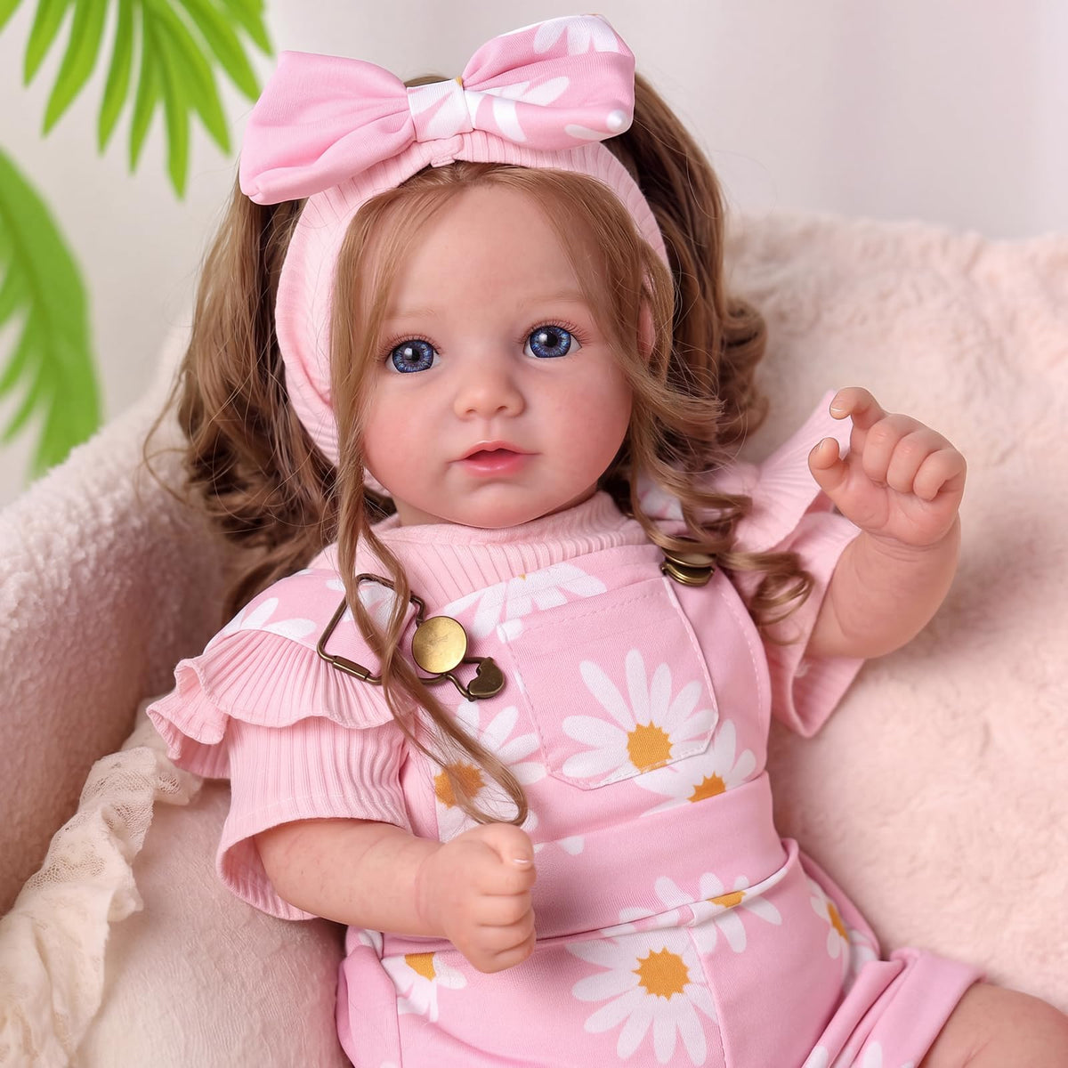 20inch Realistic Reborn Baby Dolls with Poseable Limbs Rooted Hair R6971