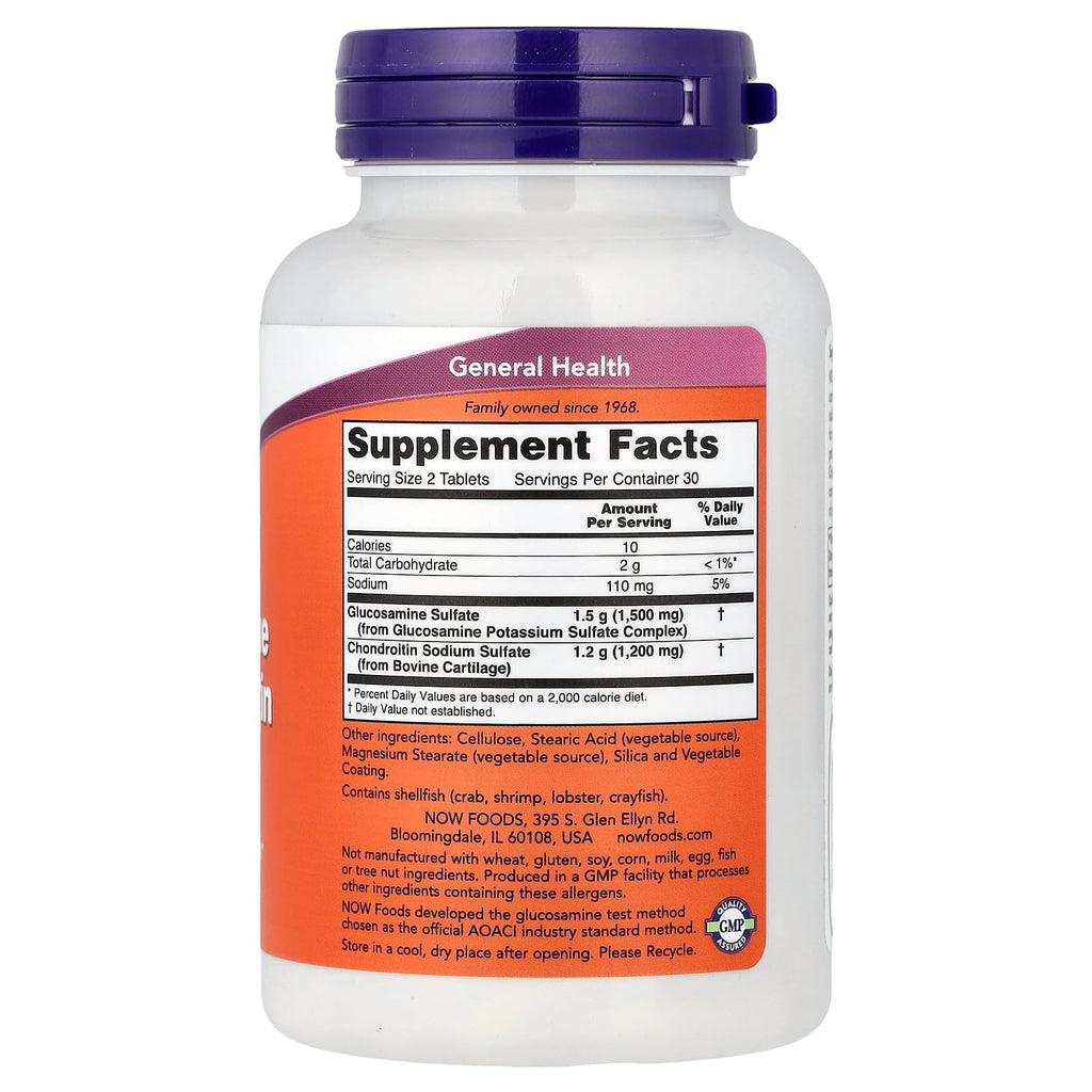 Extra Strength Glucosamine & Chondroitin 60 Tablets J75313