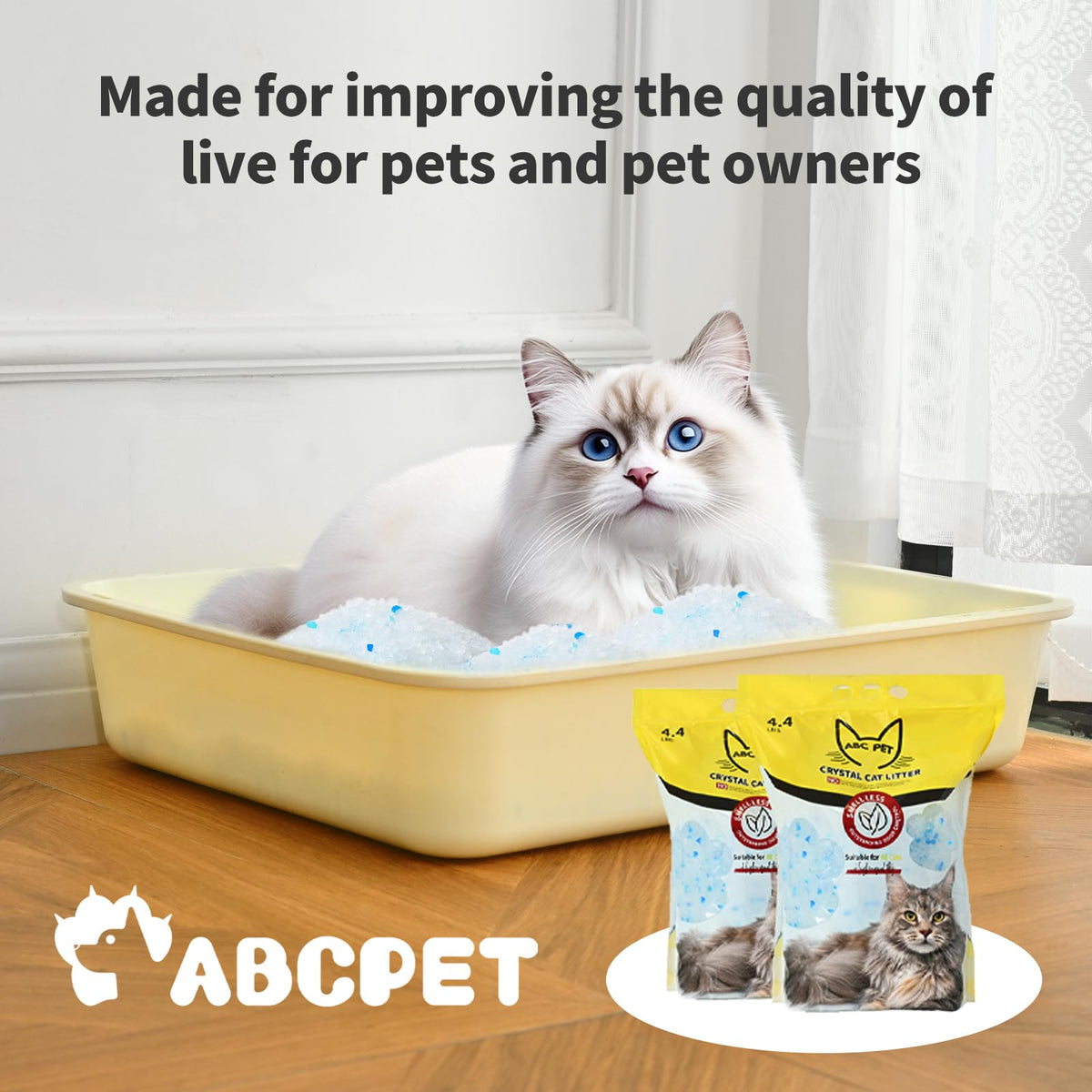 Cat Litter Crystals 17.2 lbs Q649