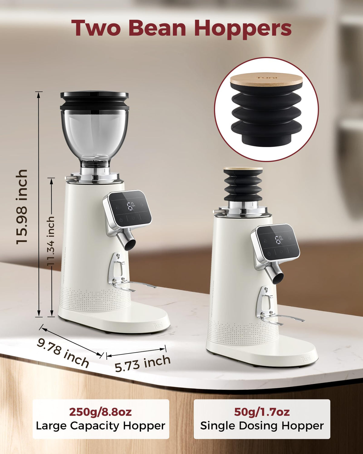 64mm Flat Burr Coffee Grinder V5311