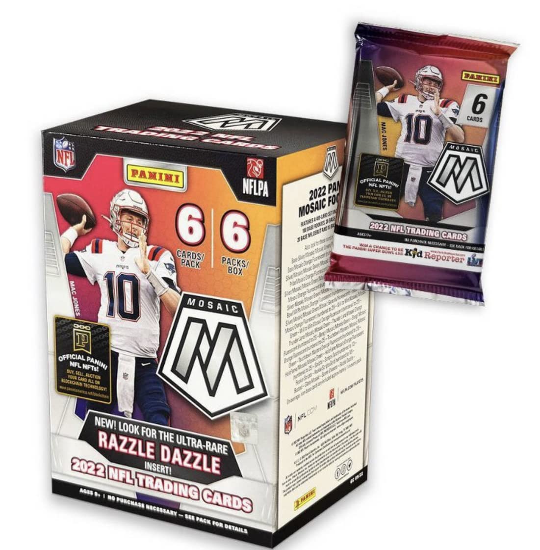 NFL Mosaic Football Trading Card Blaster Box S296076