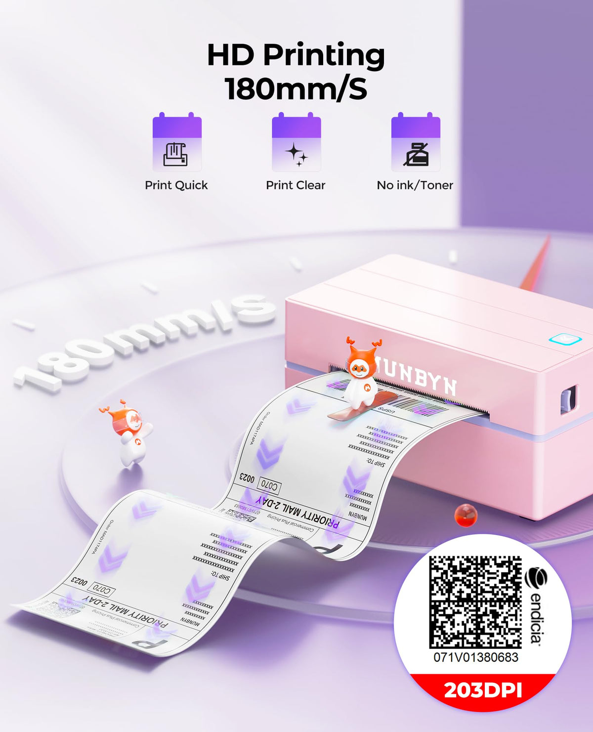 Bluetooth Thermal Label Printer R788