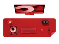 Bright Red Desk Pad R2540