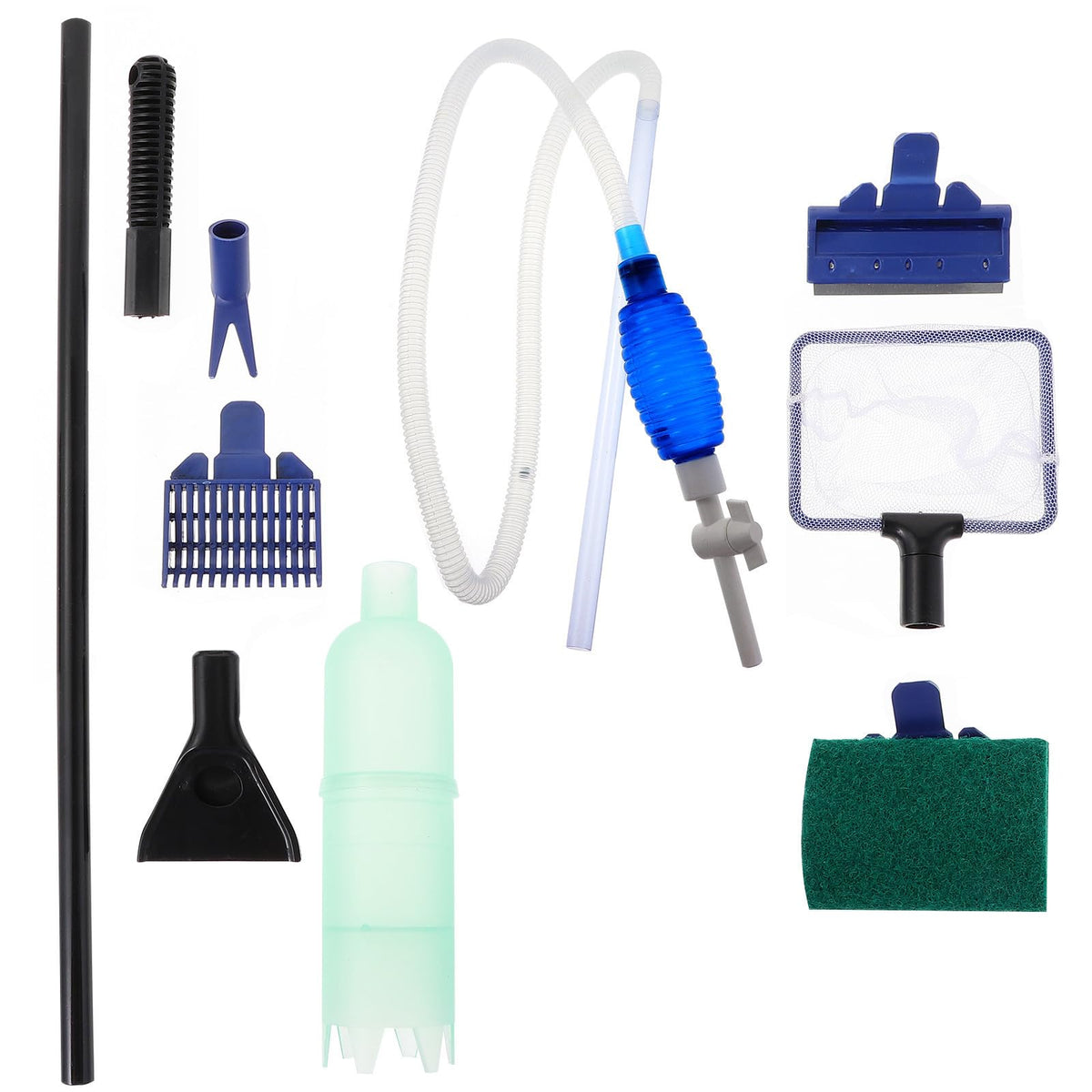 Aquarium Cleaning Tool Set with 5 in 1 Brush Y179
