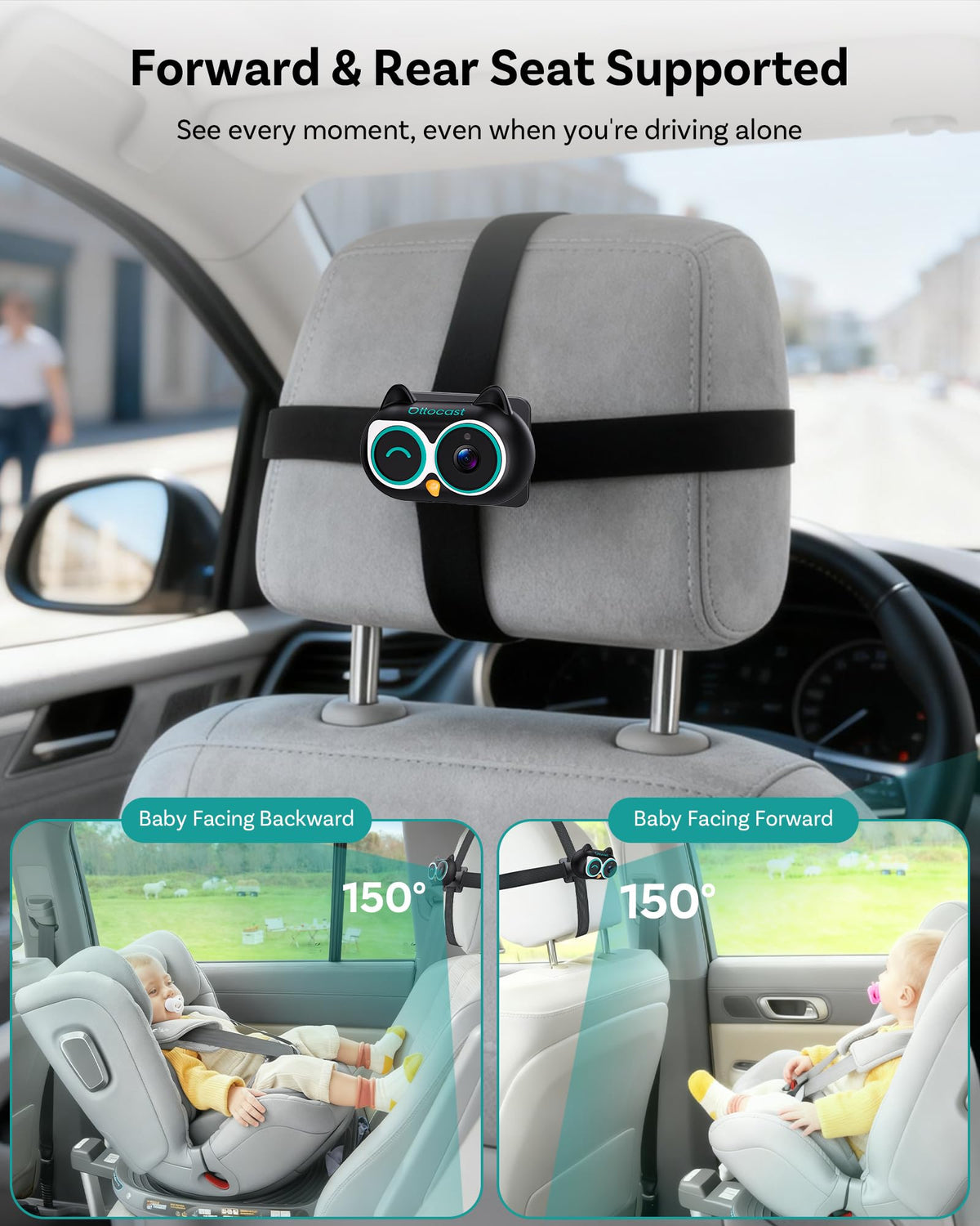 Baby Car Camera with HD Night Vision D70539