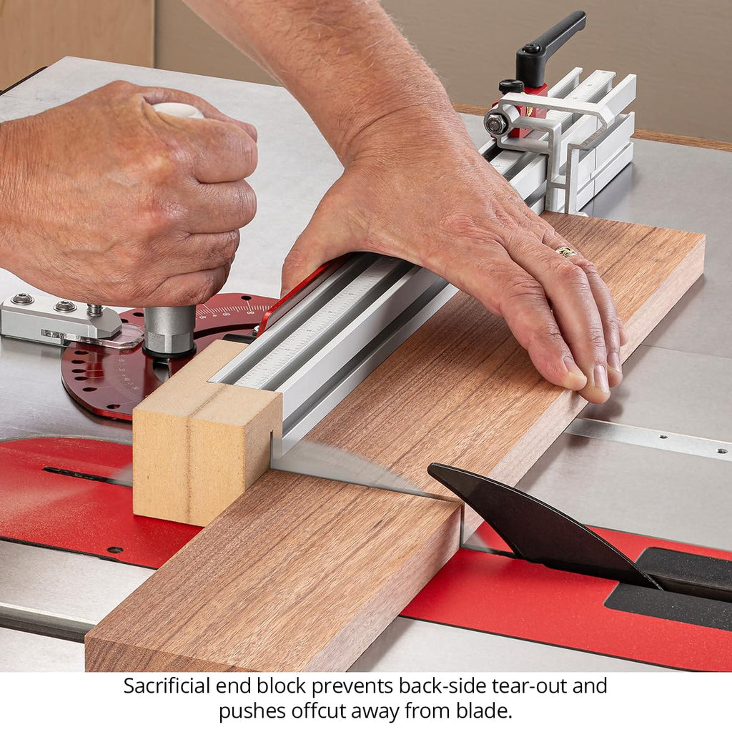 Miter Gauge with Flip Stop and Miter Bar J957
