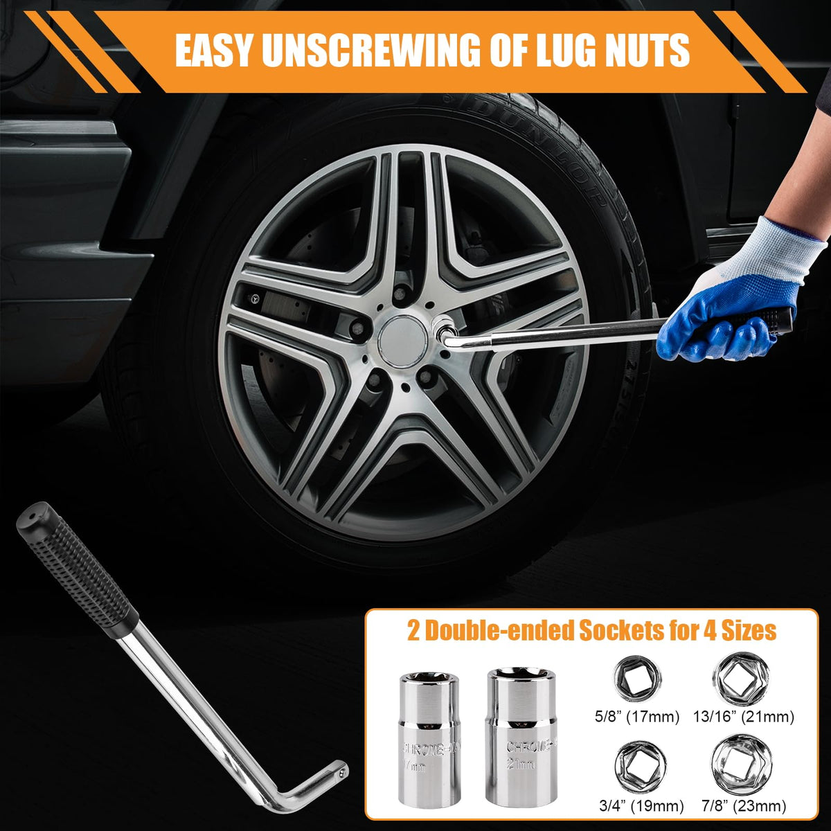 2 Ton Scissor Jack Kit with Lug Wrench V903
