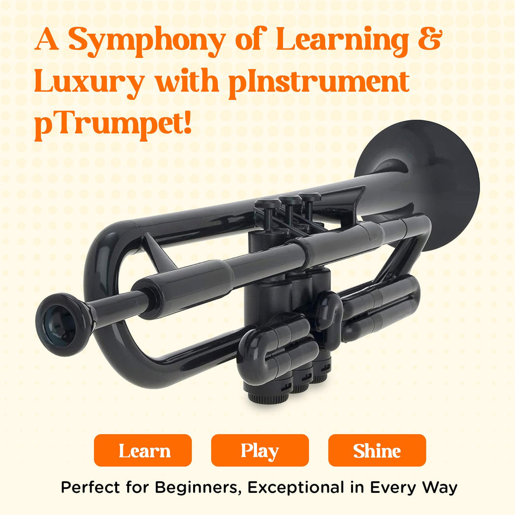 Bb Plastic Trumpet with 3C & 5C Mouthpieces and Carrying Bag S357