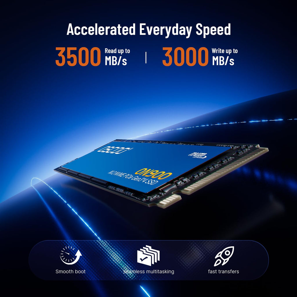 1TB PCIe Gen3.0x4 NVMe M.2 2280 SSD S61823