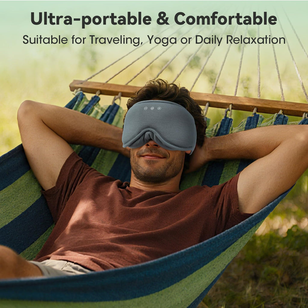 Bamboo Cotton Sleep Mask with Bluetooth Headphones C33008