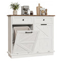 10 Gallon Double Tilt Out Trash Can Cabinet P216