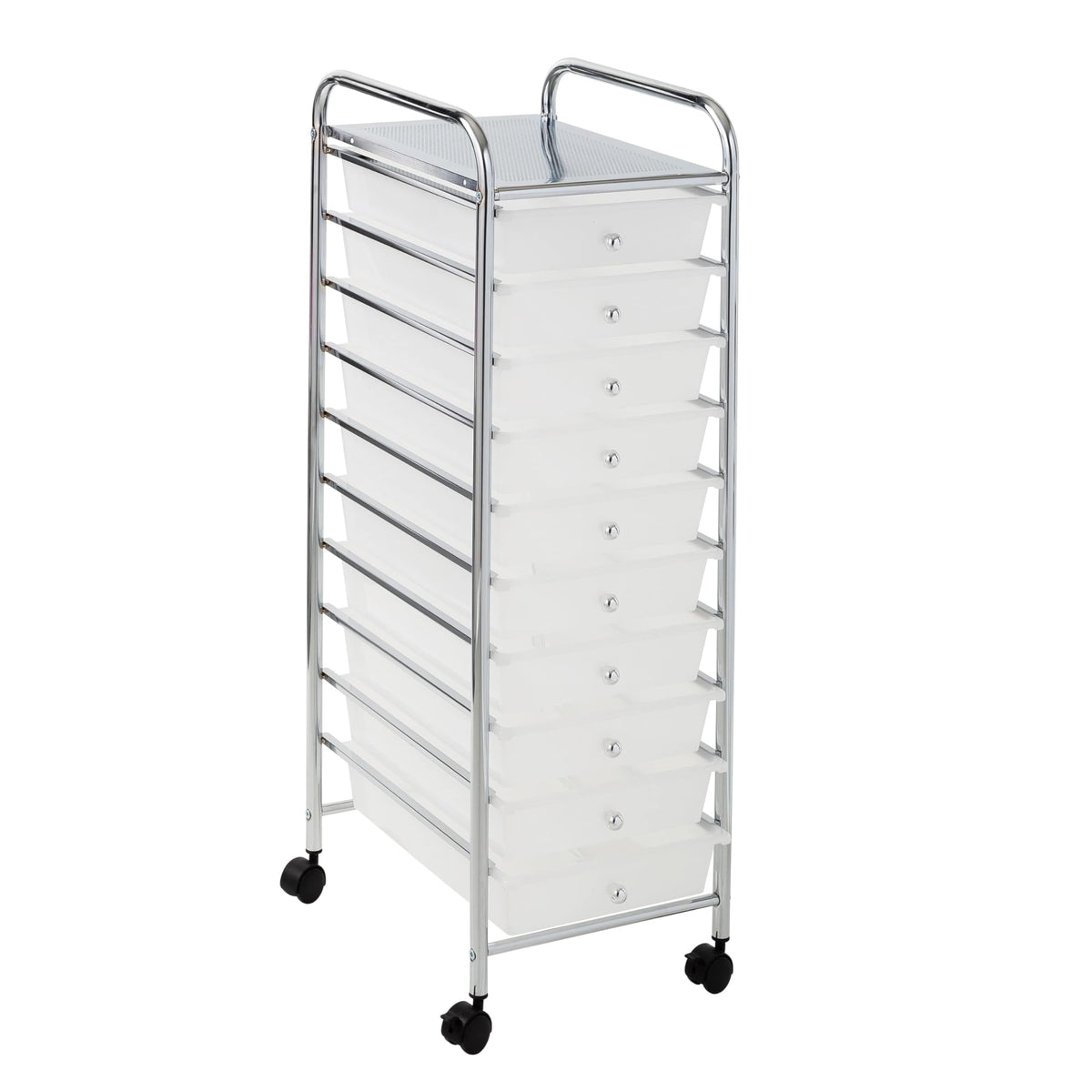 10 Drawer Rolling Storage Cart with Locking Wheels R26873