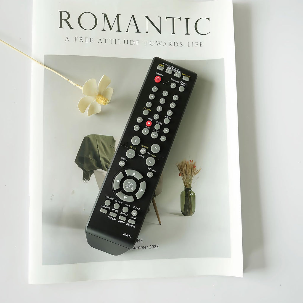 Replacement Remote Control for DVD VCR Combo Player Recorder D117849