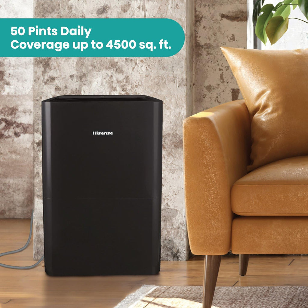 50-Pint Portable Dehumidifier with Built-In Pump X783432