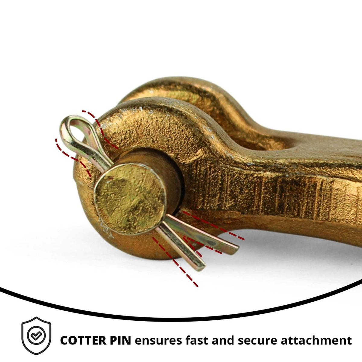 3/8 Clevis Hook G70 4 Pack J848434