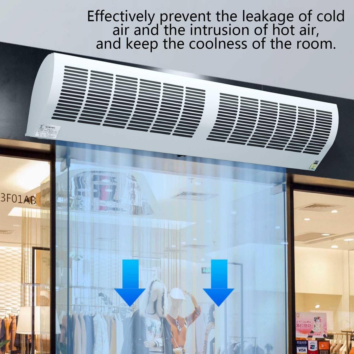 Air Curtain Fan 120cm U9409