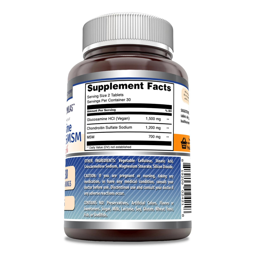 Glucosamine Chondroitin & MSM Tablets J8542