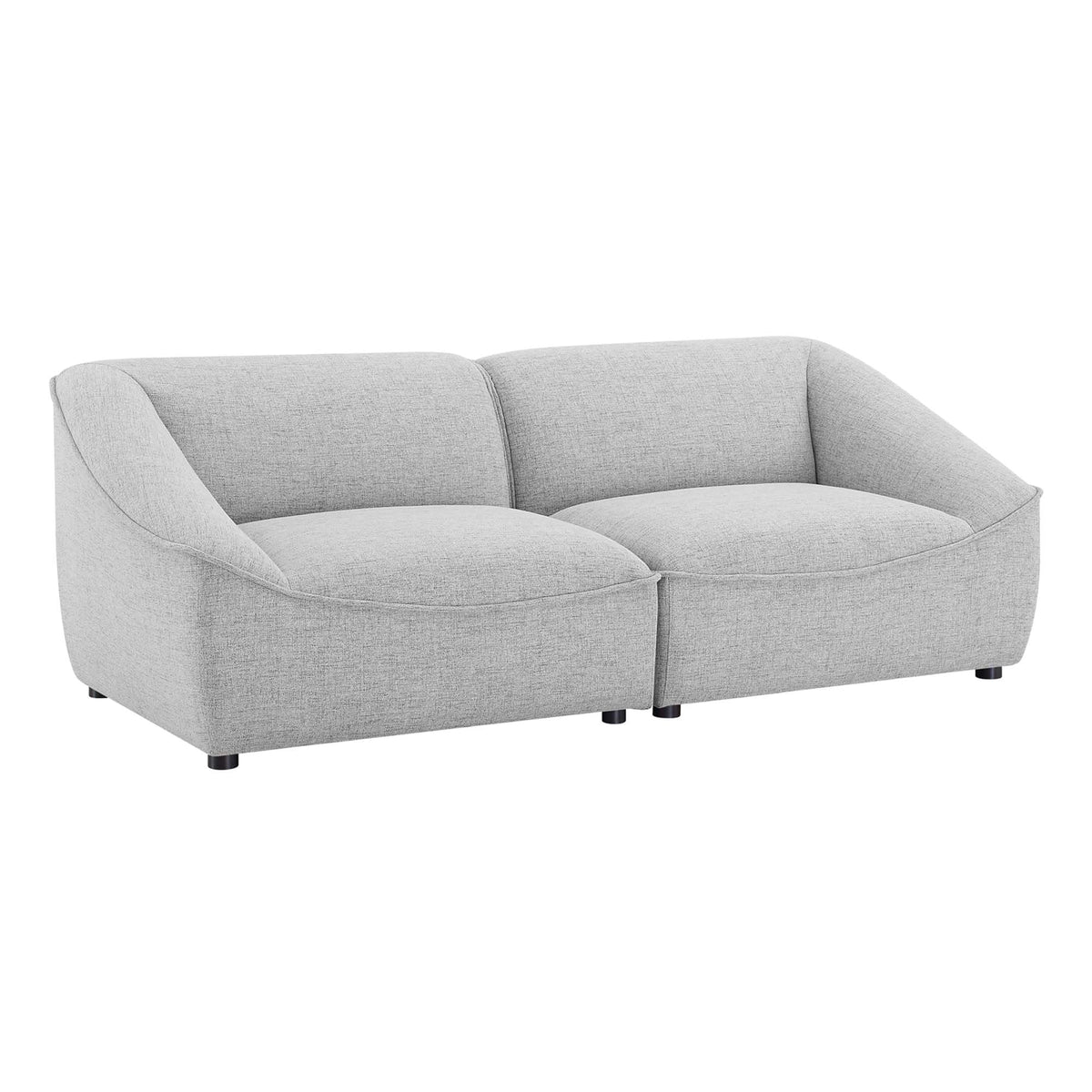 75 Inch Light Upholstered Loveseat C487