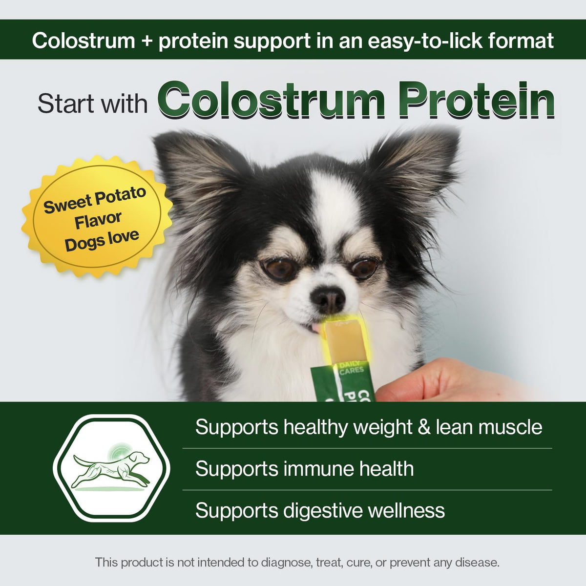 Colostrum Whey Protein Dog Supplement 30 Tubes U439353