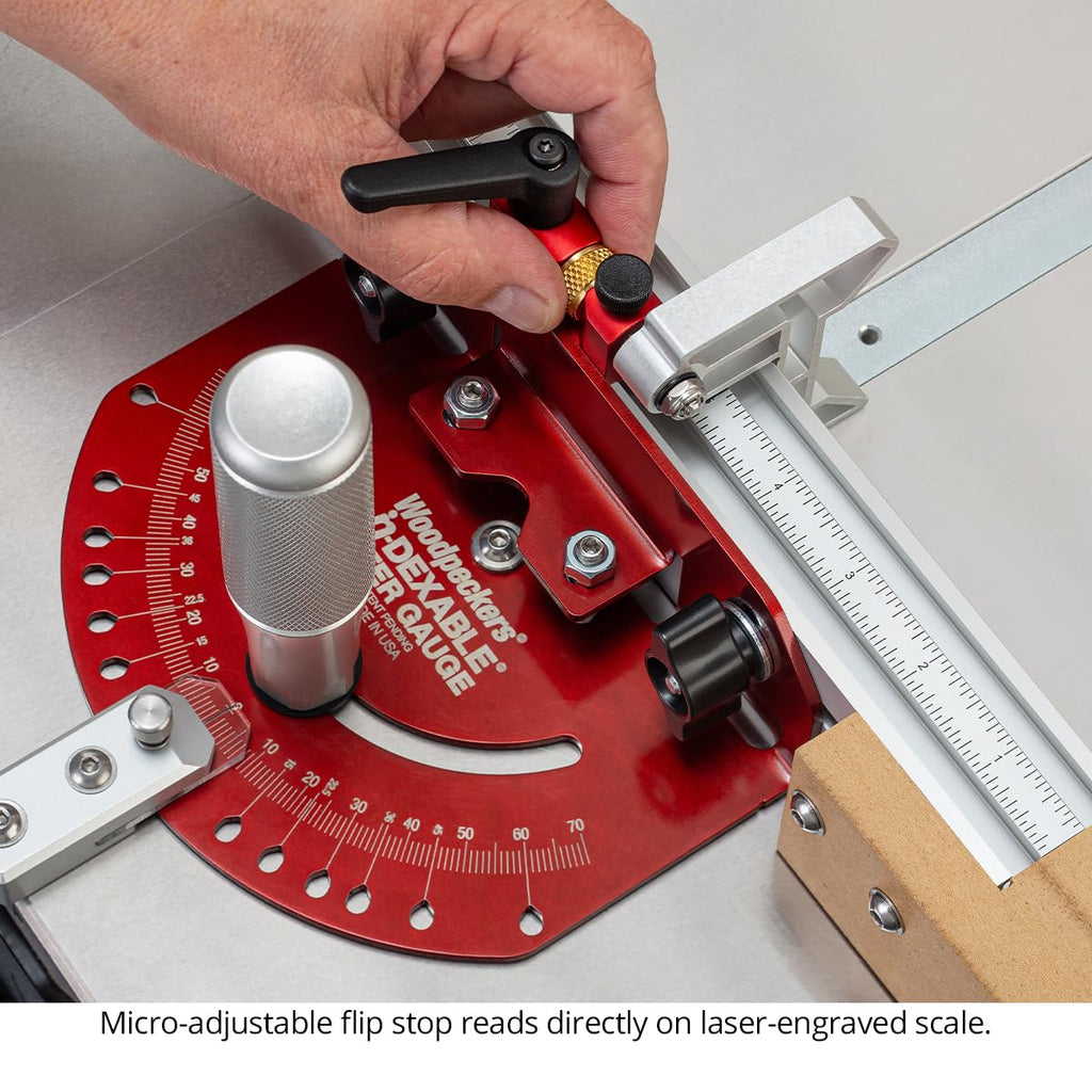 Miter Gauge with Flip Stop and Miter Bar J957