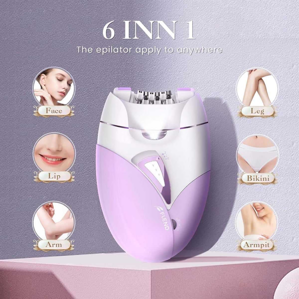 2-Speed Adjustable Epilator with 36 Tweezers P16408