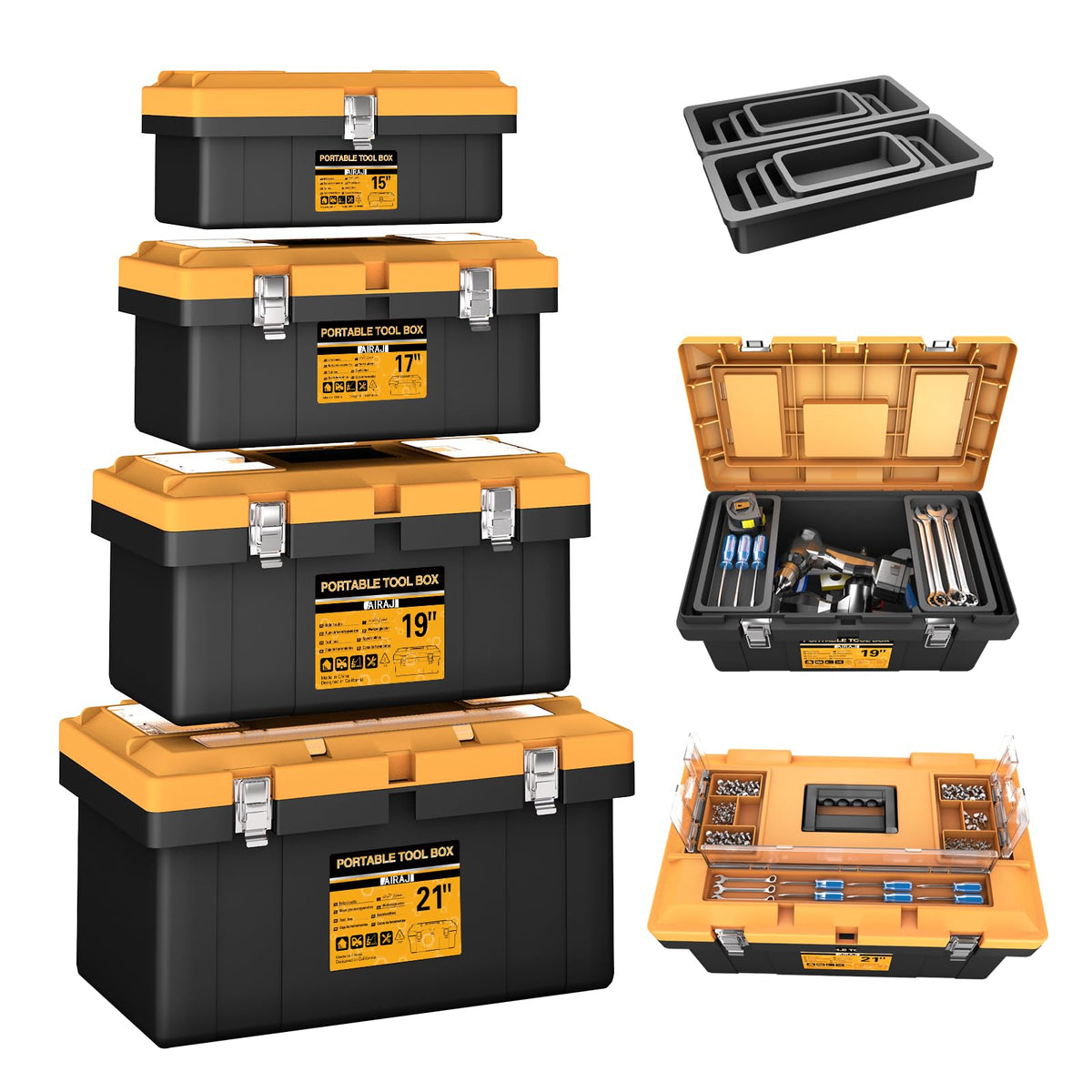 4 In 1 Portable Tool Box Set O38025