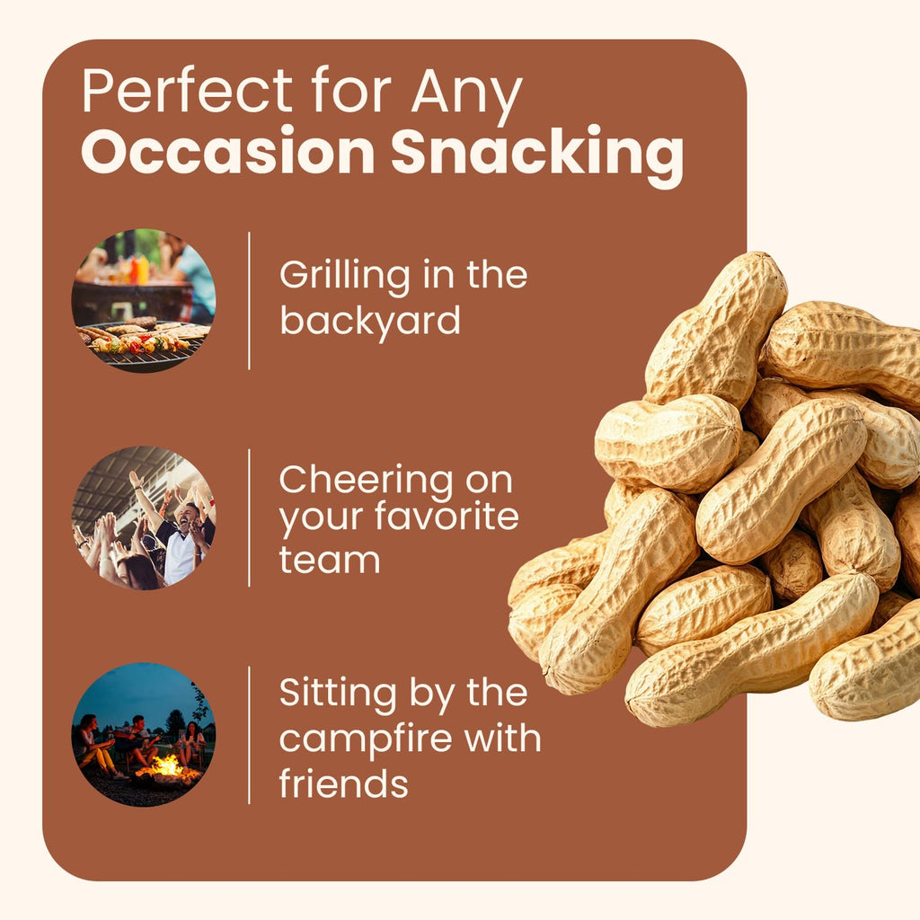 Unsalted Roasted In-Shell Peanuts 5 lb Bag R946