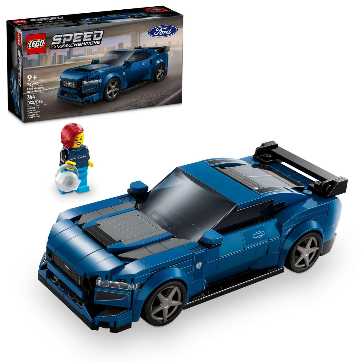 Buildable Blue Sports Car Model Set B771341