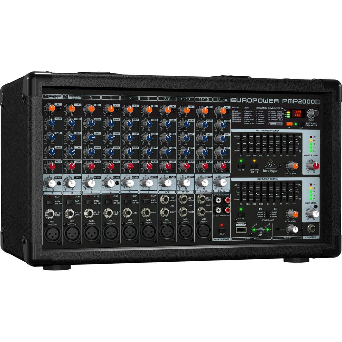 2000-Watt 14-Channel Powered Mixer X32624