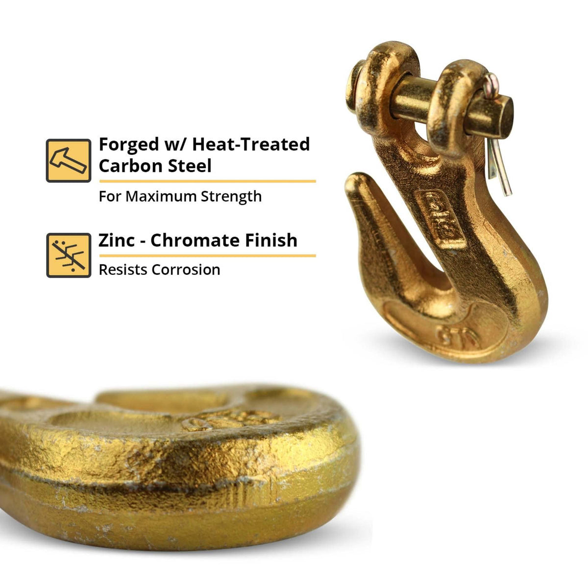 3/8 Clevis Hook G70 4 Pack J848434