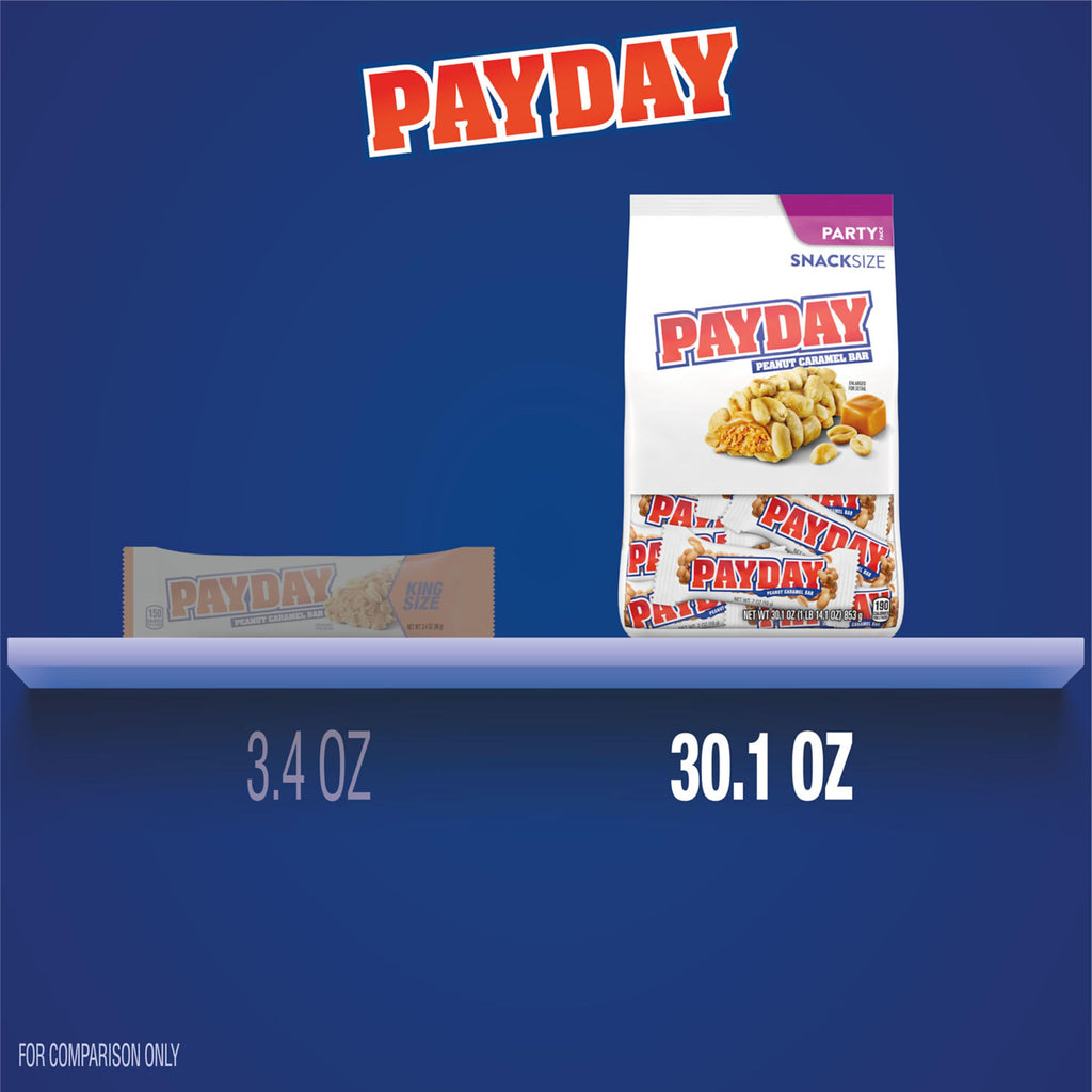 Peanut Caramel Snack Size Candy 30.1 oz Q256