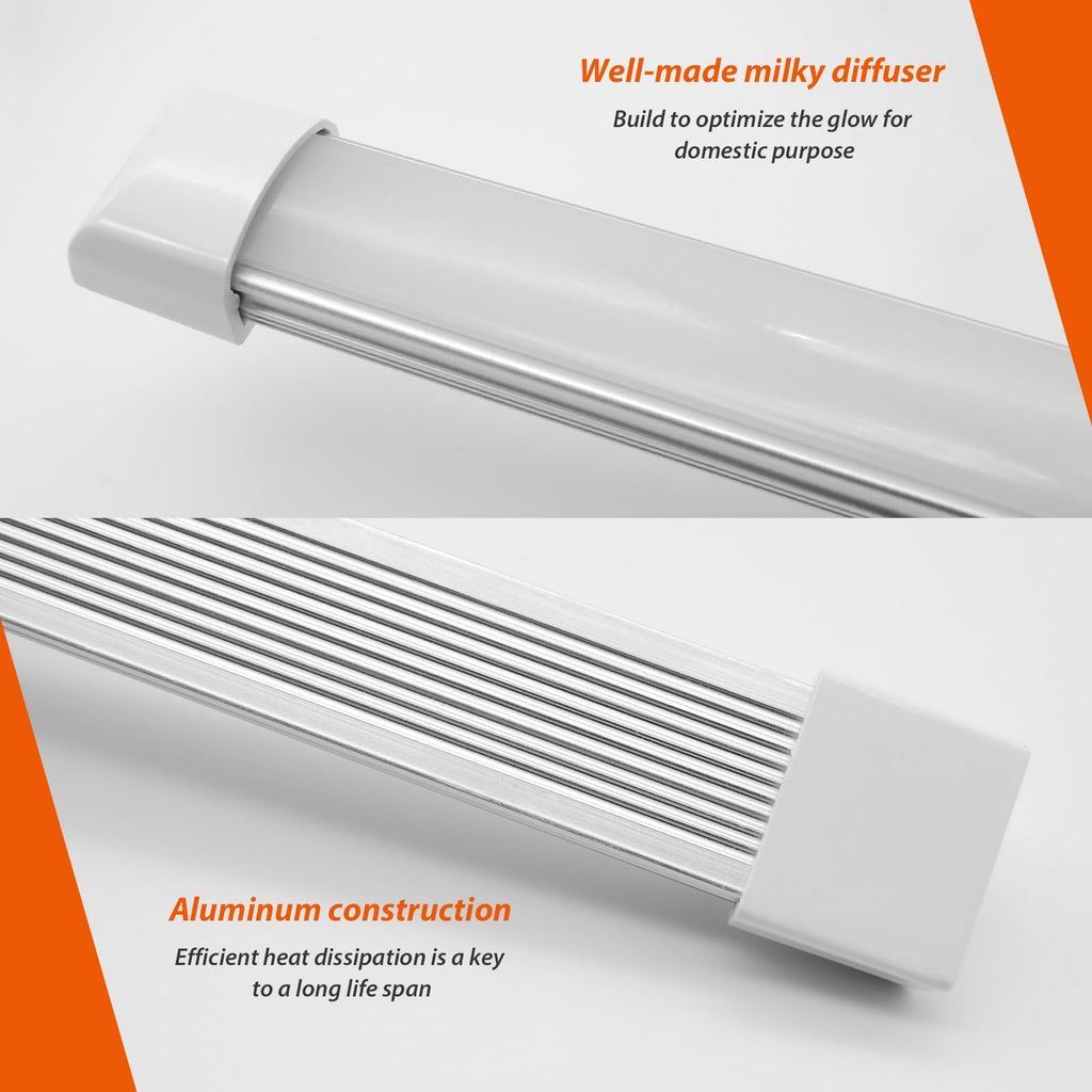 12volt DC LED Under Cabinet Strip Light, Warm White, with Switch, 23.6 inch E384