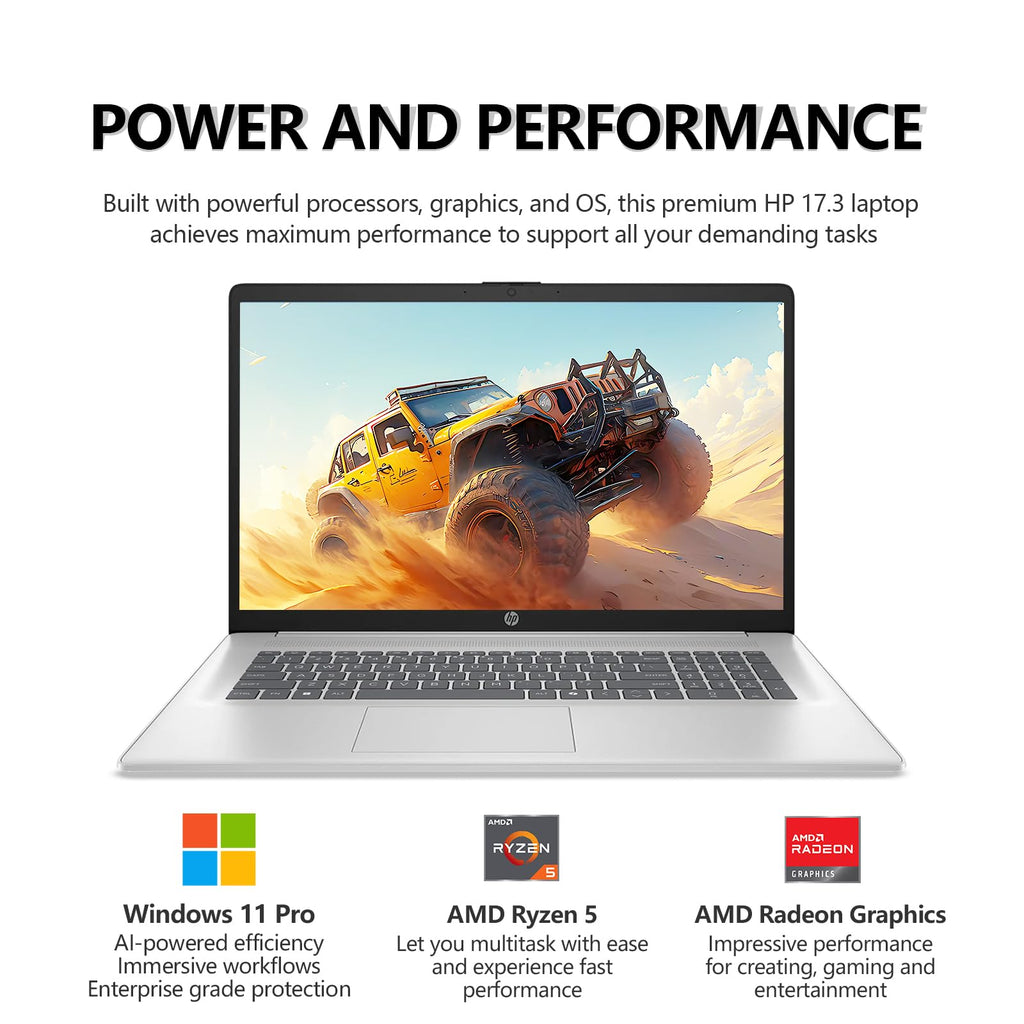 17.3" Touchscreen Laptop, AMD Ryzen 5, 32GB RAM 1TB SSD, Windows 11 Pro R875332